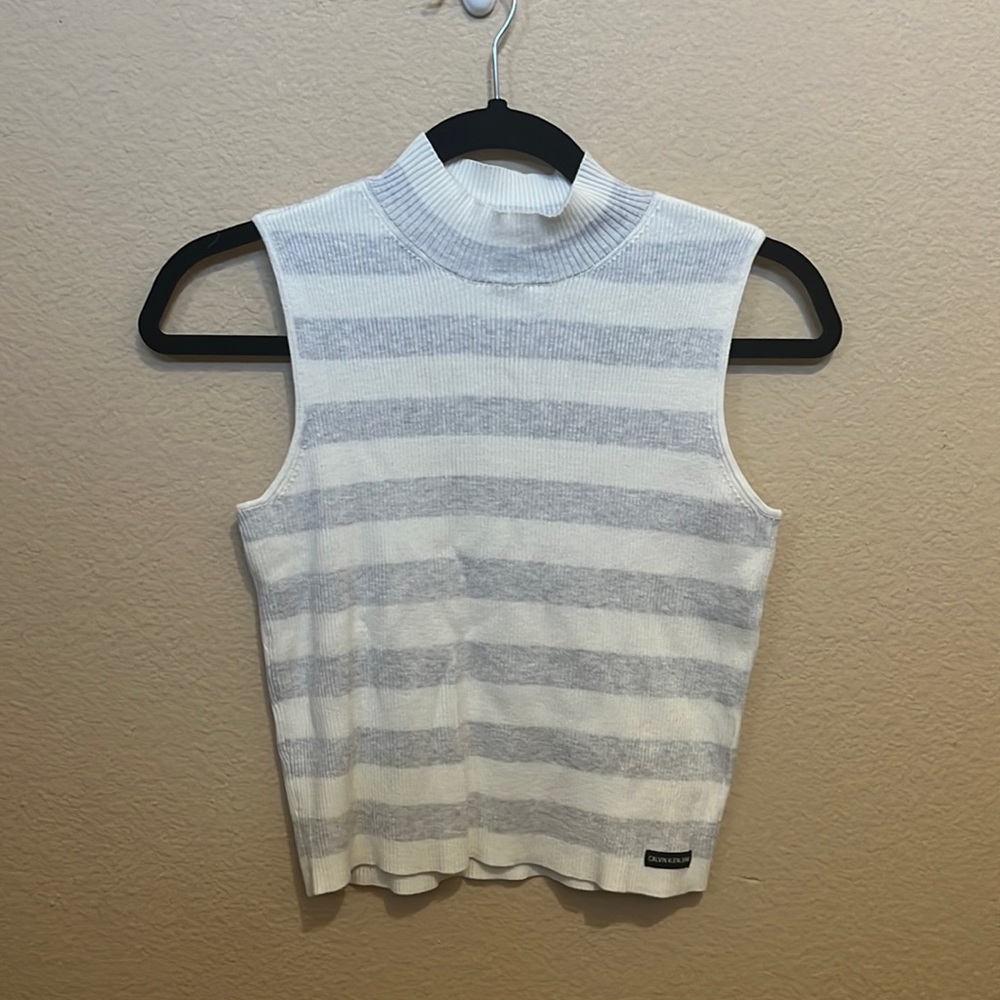 Calvin Klein Mock-neck Sweater Vest